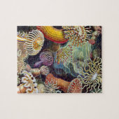Haeckel Sea Anemone Ocean Life Naturschönheiten Ma Puzzle (Horizontal)