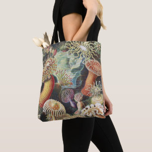 Haeckel Seeanemonen Maritime Meerestiere Kunst Col Tasche