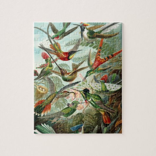 Haeckel's Hummingbirds Jigsaw Puzzle (Vertikal)