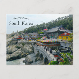 Haedong Yonggungsa Temple Busan South Korea Postkarte