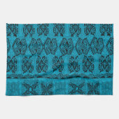 Haena Beach Hawaiian Primitive Tapa Geschirrtuch (Horizontal)