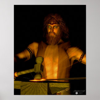 Haephestus - Gott der Schmiede Poster