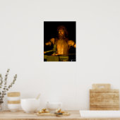 Haephestus - Gott der Schmiede Poster (Küche)