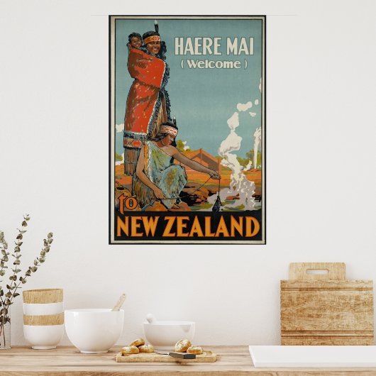 Haere Mai Poster (Küche)
