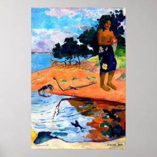 Haere Pape (1892) von Paul Gauguin Poster