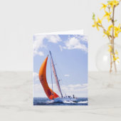 Haerlem Spinnaker (vertikal) Karte (Gelbe Blume)