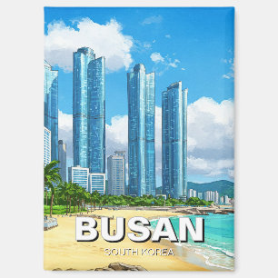 Haeundae Busan Südkorea Travel Magnet