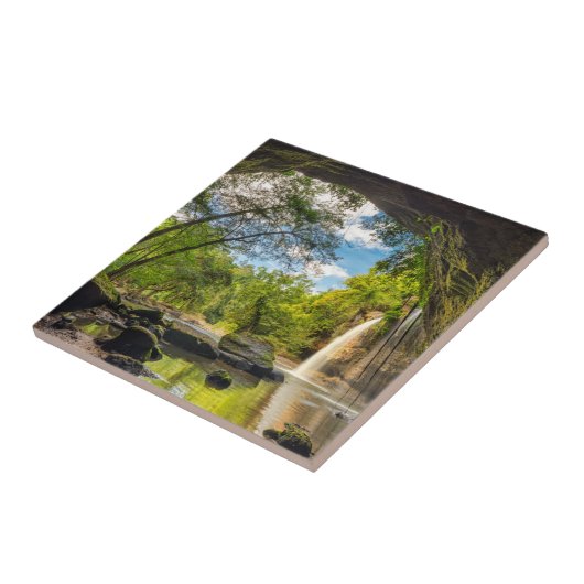 Haew Suwat Wasserfall Fliese (Seite)