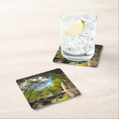 Haew Suwat Wasserfall Rechteckiger Pappuntersetzer (Vor Ort)