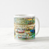 HAFEN ALS MALEREI KAFFEETASSE (VorderseiteRechts)