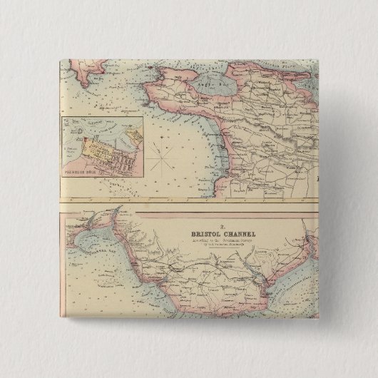 Häfen an der Südküste Englands 2 Button (Vorderseite)