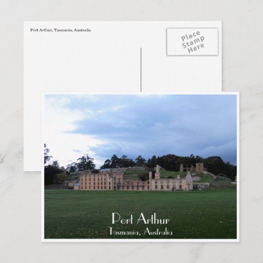 Hafen Arthur australia Postkarte (Vorne/Hinten)