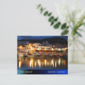 Hafen auf den Azoren Postkarte (Stehend Vorderseite)