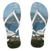 Hafen auf den St. Thomas-Inseln der US-Jungfrau Badesandalen (Fußbett)
