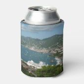 Hafen auf den St. Thomas-Inseln der US-Jungfrau Dosenkühler (Kanne Vorderseite)