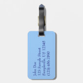 Hafen auf den St. Thomas-Inseln der US-Jungfrau Gepäckanhänger (Rückseite vertikal)