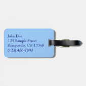 Hafen auf den St. Thomas-Inseln der US-Jungfrau Gepäckanhänger (Rückseite horizontal)