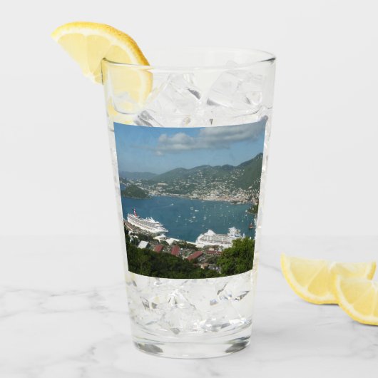 Hafen auf den St. Thomas-Inseln der US-Jungfrau Glas (Vorderseite Ice)
