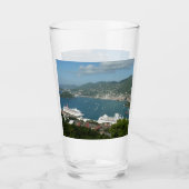 Hafen auf den St. Thomas-Inseln der US-Jungfrau Glas (Vorderseite)