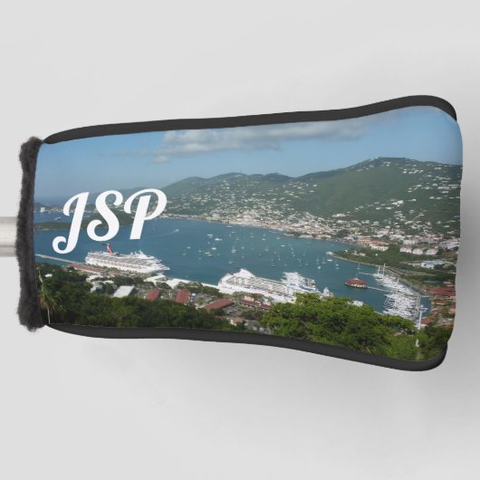 Hafen auf den St. Thomas-Inseln der US-Jungfrau Golf Headcover (Vorderseite)