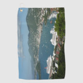 Hafen auf den St. Thomas-Inseln der US-Jungfrau Golfhandtuch (Vorderseite)