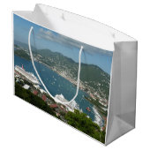 Hafen auf den St. Thomas-Inseln der US-Jungfrau Große Geschenktüte (Rückseite Schrägansicht)