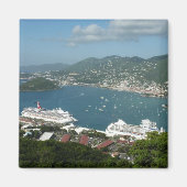 Hafen auf den St. Thomas-Inseln der US-Jungfrau Magnet (Vorne)