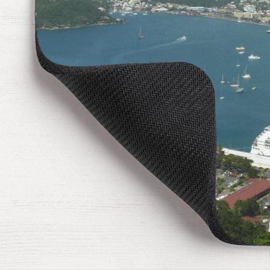 Hafen auf den St. Thomas-Inseln der US-Jungfrau Mousepad (Ecke)