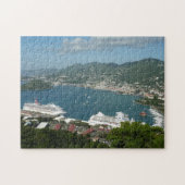 Hafen auf den St. Thomas-Inseln der US-Jungfrau Puzzle (Horizontal)