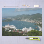 Hafen auf den St. Thomas-Inseln der US-Jungfrau Seidenpapier (Handwerk)