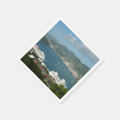 Hafen auf den St. Thomas-Inseln der US-Jungfrau Serviette (Ecke)