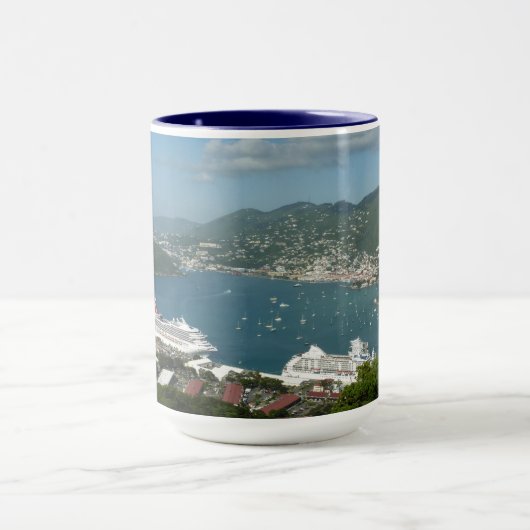 Hafen auf den St. Thomas-Inseln der US-Jungfrau Tasse (Zentrum)