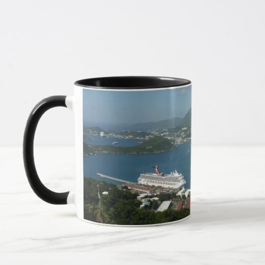 Hafen auf den St. Thomas-Inseln der US-Jungfrau Tasse (Links)