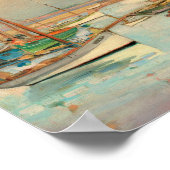 Hafen auf der Insel Yeu | Henri Lebasque Poster (Ecke)