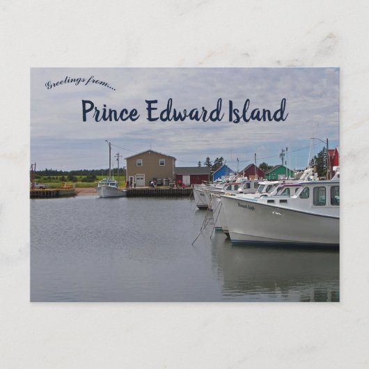 Hafen auf der Prince Edward Island Kanada Postkarte (Vorderseite)