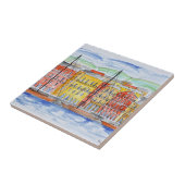 Hafen, Bastia| Korsika, Frankreich Fliese (Seite)