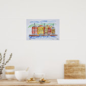 Hafen, Bastia | Korsika, Frankreich Poster (Küche)