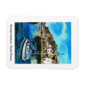 Hafen Brixham, Kühlschrankmagnet South Devon Magnet (Horizontal)