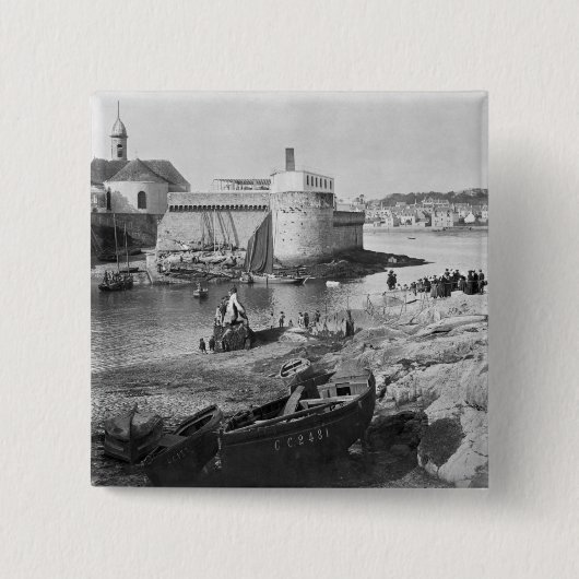 Hafen, Concarneau Button (Vorderseite)