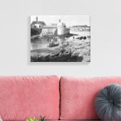 Hafen, Concarneau Leinwanddruck (Insitu (Wohnzimmer))