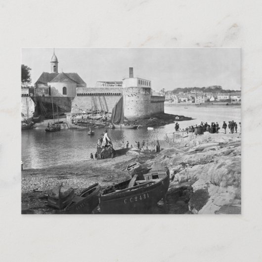Hafen, Concarneau Postkarte (Vorderseite)