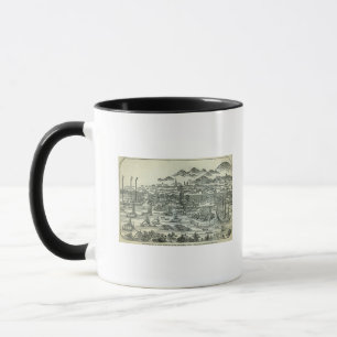 Hafen der Stadt des Bezirks Tasse