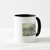 Hafen der Stadt des Bezirks Tasse (VorderseiteRechts)
