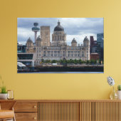 Hafen des Gebäude Liverpool Leinwanddruck (Insitu (Wohnzimmer))