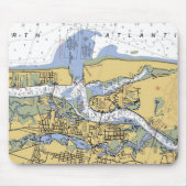 HAFEN-Diagramm mousepad St Augustine FL See (Vorne)