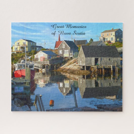 Hafen Einstellung Nova Scotia. Jigsaw Puzzle (Horizontal)
