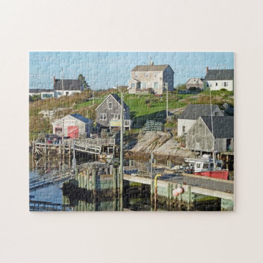Hafen Einstellung Nova Scotia. Puzzle (Horizontal)