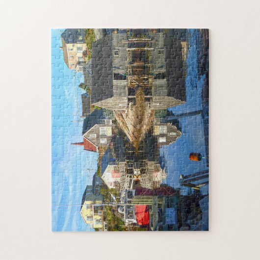 Hafen Einstellung Nova Scotia. Puzzle (Vertikal)