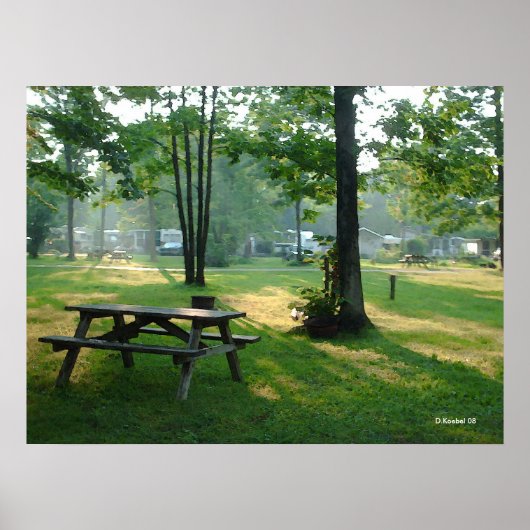 Hafen Elgin Picknick Poster (Vorne)
