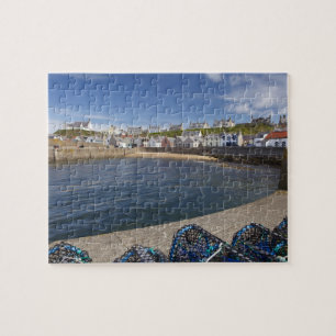 Hafen, Findochty, Moray, Schottland, Vereinigtes Puzzle